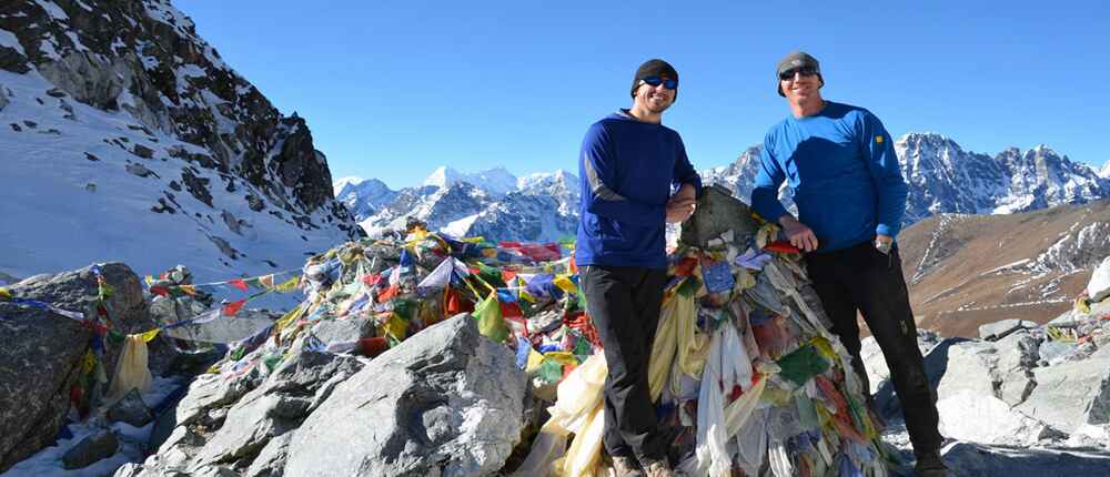 On the Top of Chola Pass